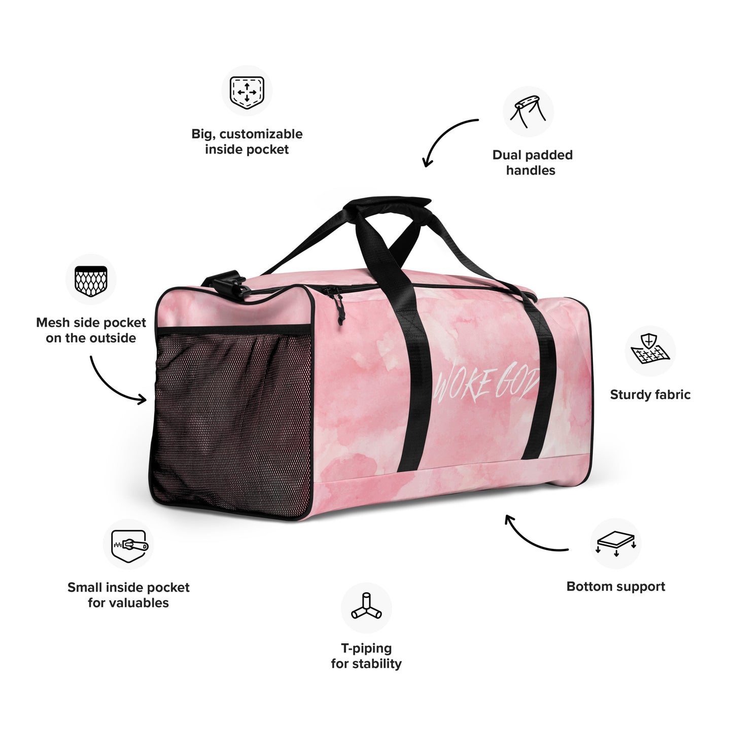 WOKE GOD Duffle Bag