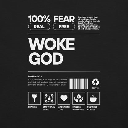 WOKE GOD MENS T-SHIRT