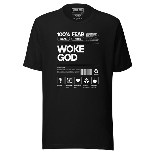 WOKE GOD MENS T-SHIRT